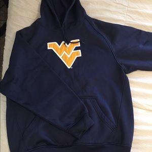 Vintage West Virginia college hoodie L